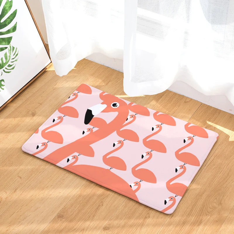 Коврики для входной двери с рисунком фламинго 40x60 см 50x80 см|door mat|decorative matshome mat |