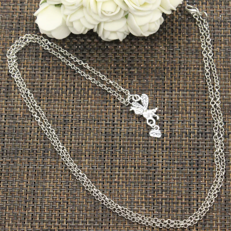 Подвеска в виде пчелы круглая цепочка с крестом короткое длинное ожерелье