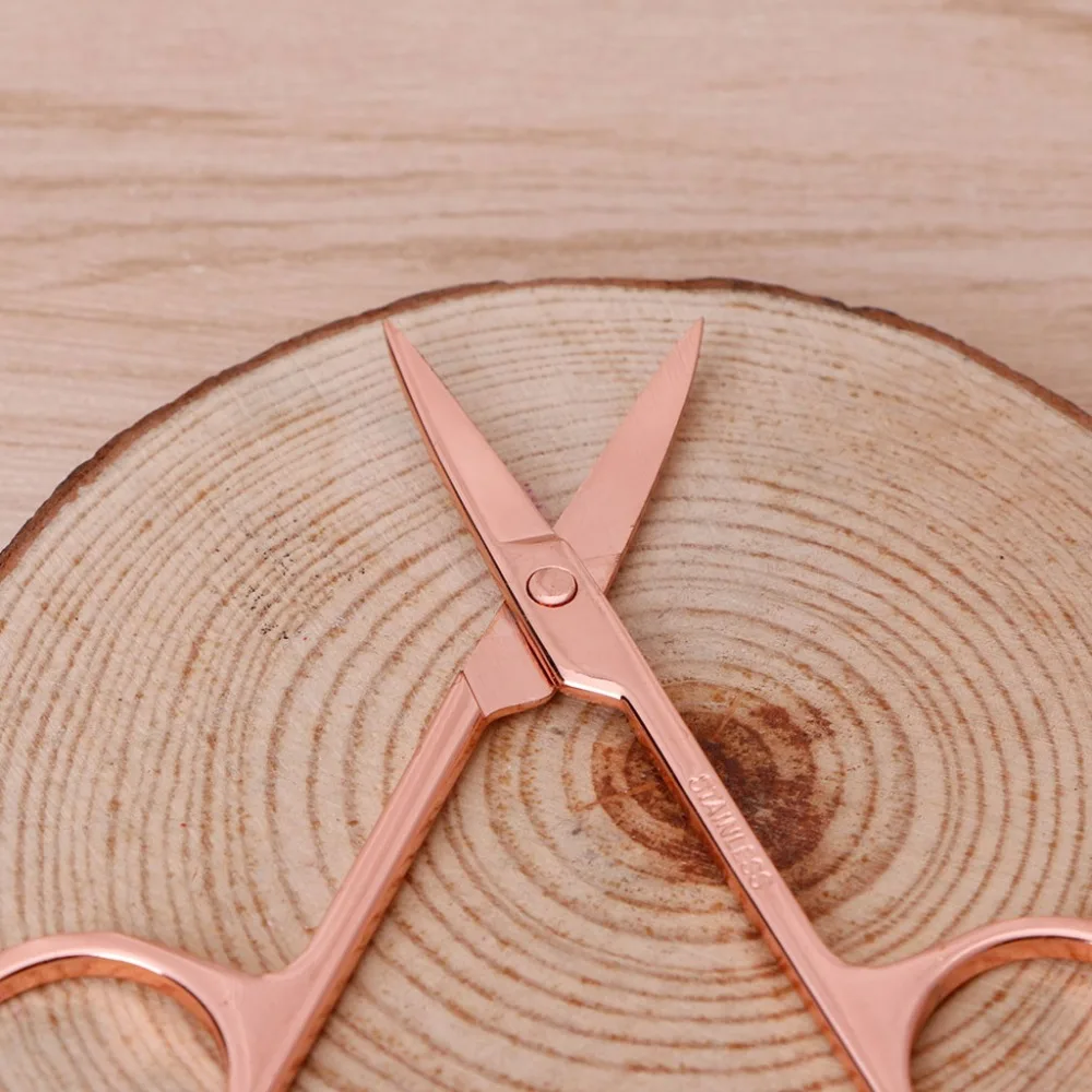 MAANGE Pro нержавеющая сталь острый наконечник Макияж Ножницы для бровей Маникюр