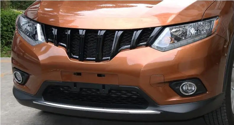ABS хромированный автомобильный передний бампер вокруг сетки решетчатая решетка