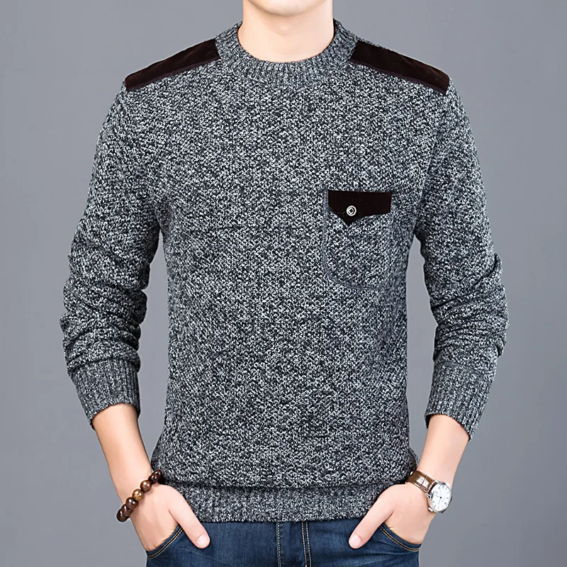 DIMI Slim Fit Jumpers Knitwear O-Neck Autumn Korean Style Casual Clothing Male New Fashion Brand Sweater for Mens Pullovers
