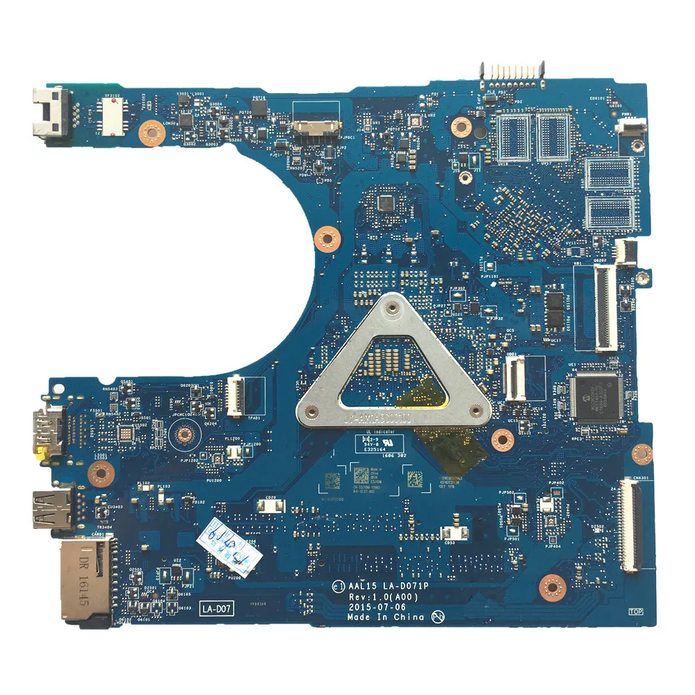 Reboto для Dell 5559 Материнская плата ноутбука aal15 la-d071p с sr2ey i5-6200 Процессор R5 M335 2 ГБ DDR3L плата тестирование быстрая