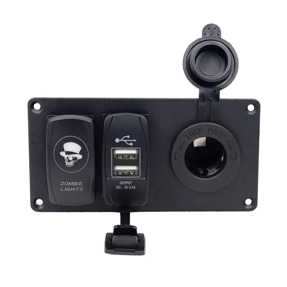 Новое поступление 2 Gang Водонепроницаемый авто лодка морской светодиодный