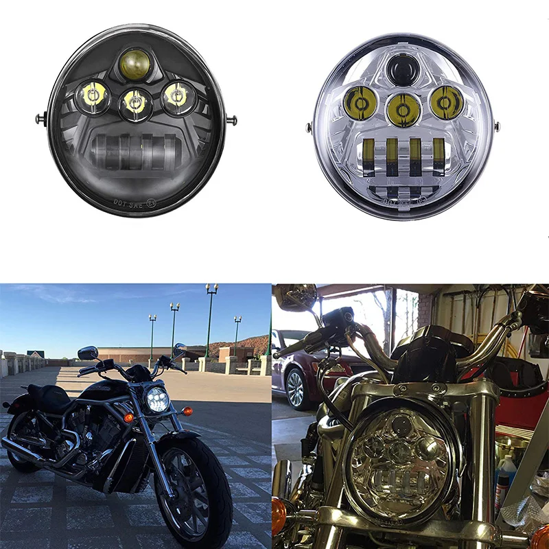 Хромированный Светодиодный фонарь для мотоцикла V Rod VROD VRSCA VRSC V-Rod Muscle, кричащий Орел CVO V-Rod Light v-rod night special