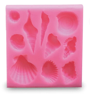 Топ DIY еда - торт инструменты океан стромбида форма силиконовая 3D фондант для