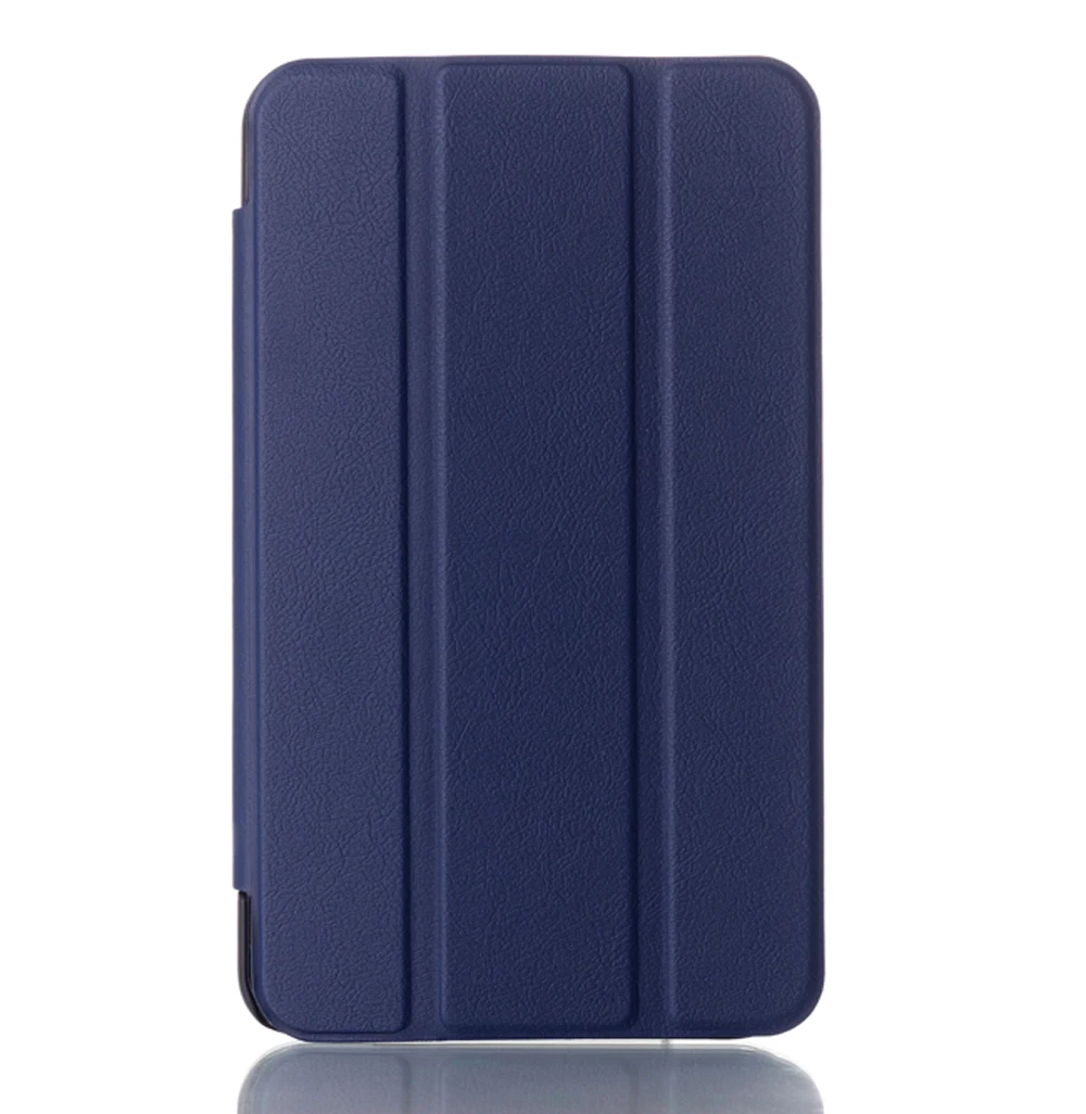 Ультратонкий кожаный чехол книжка с магнитной подставкой + 2x прозрачная пленка 1x