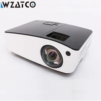 wzatco short throw projector daylight hd in home theater 1080p full hd 3d dlp projector proyector beamer for church hall hotel