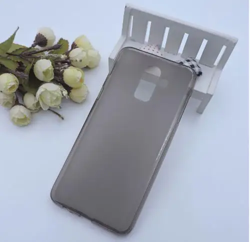 Чехол для samsung GALAXY J8 2018 Мягкие TPU Crystal Clear ультра тонкий прозрачный защитный Пудинг