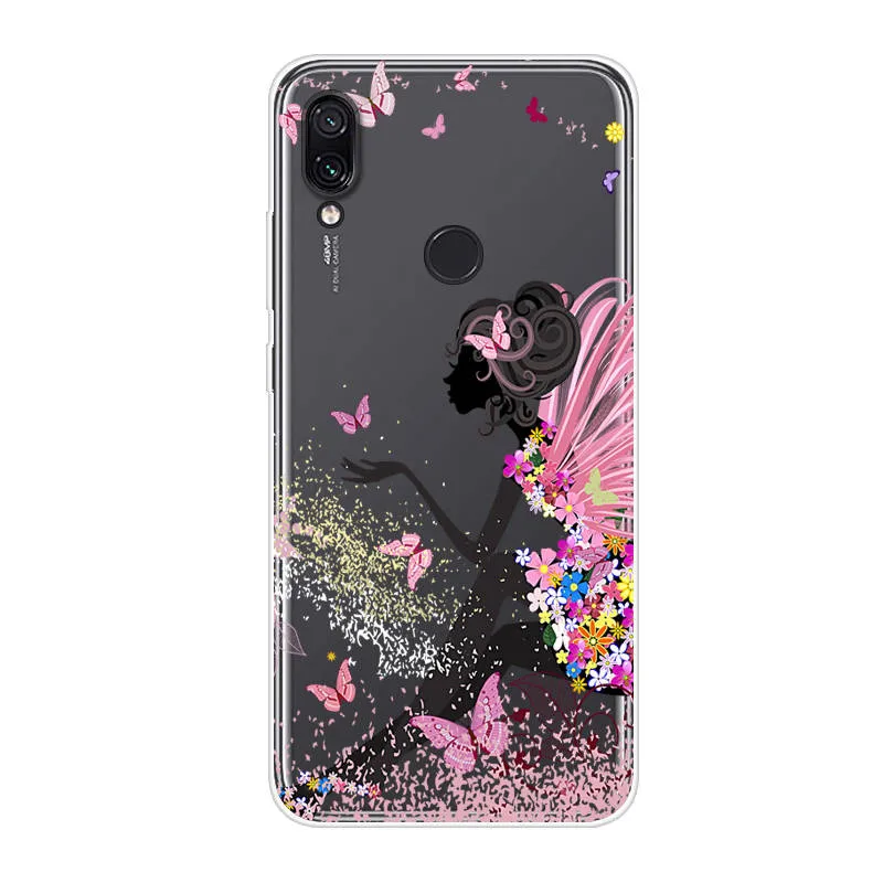 Чехол для Xiaomi Redmi Y3 чехол мягкий мультяшный силиконовый из ТПУ задняя крышка