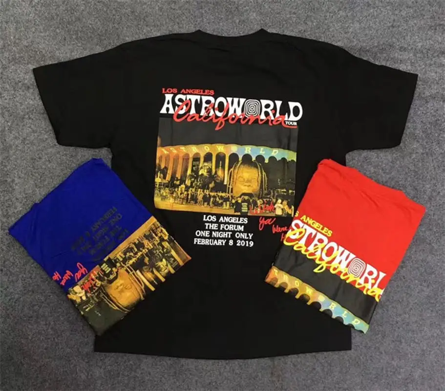 Новинка футболка с тревисом Скоттом Astroworld эмблемой Вэнь 1:1 высококачественные