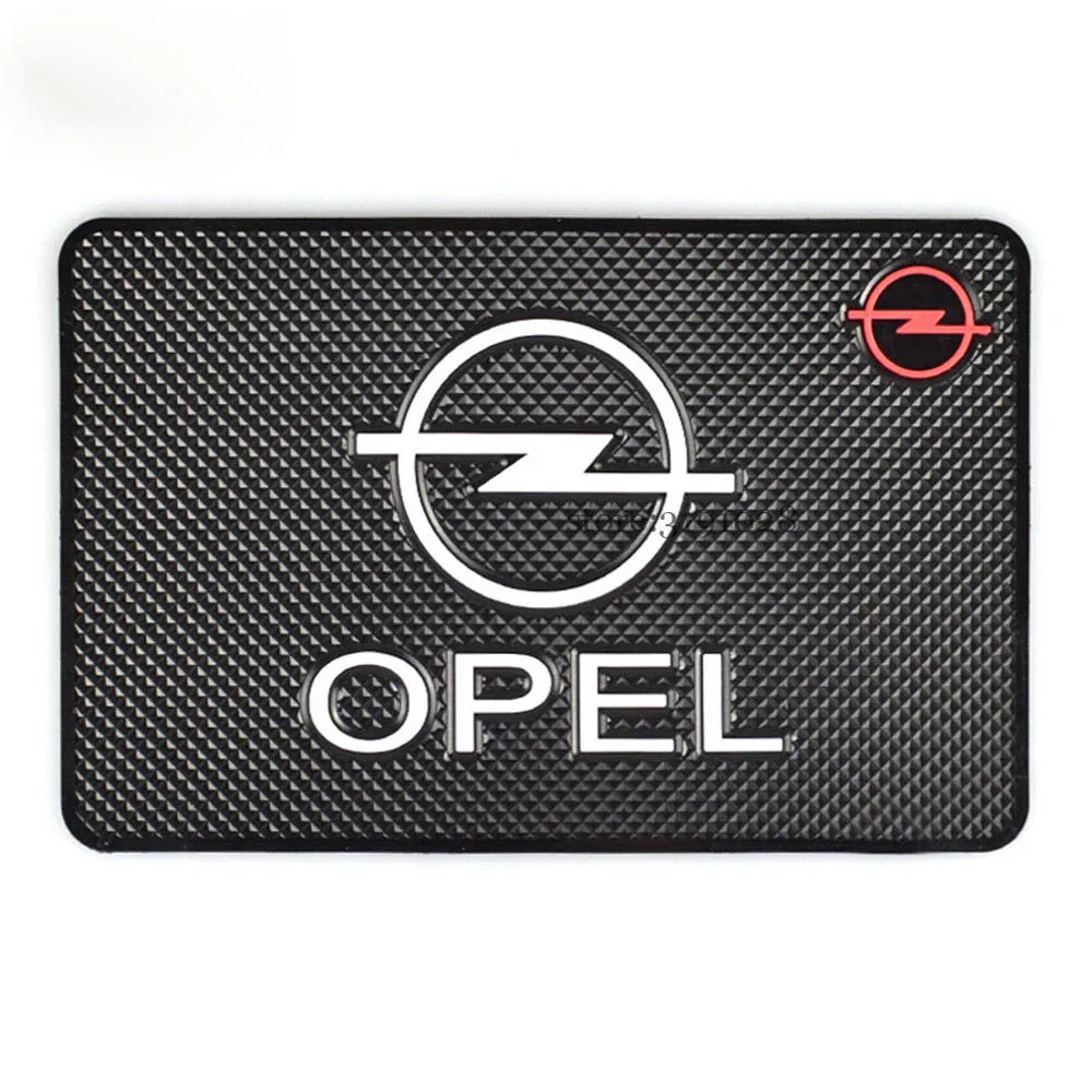 Opel Для Opel MG Renault Toyota Nissan Haval Mazda Dodge Jeep hyundai Ford Buick Jaguar XF Citroen Противоскользящий держатель для сотового телефона коврик - Название цвета: Opel