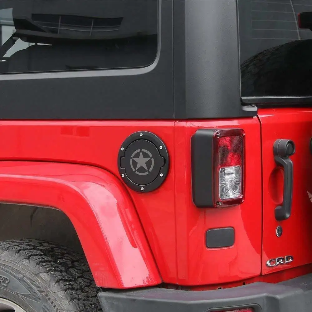 1x матовый топливный наполнитель крышка двери бензобака для 2007 + Jeep Wrangler JK 2/4