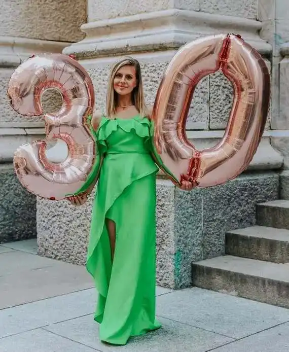 2 шт золотые, серебряные, розовые, синие цифры, фольгированные шары, цифра, рисунок, Гелиевый шар, 18, 23, 25, 30, 50-й день рождения, шар, Свадебная вечеринка, Декор
