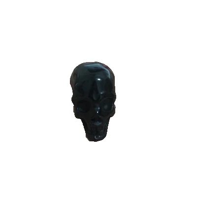 15 16 obsidian Череп из натурального хрусталя розовый кварц кулон из Лунного Камня Натуральный Камень хрустальное ожерелье камни и минералы заживлять ювелирные изделия - Цвет: 15 16 obsidian