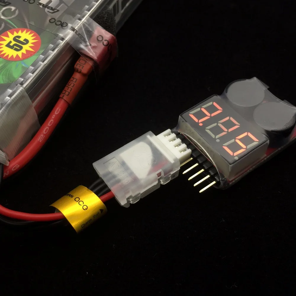 1 шт. 8S светодиодный звуковой сигнал низкого напряжения Lipo индикатор тестер