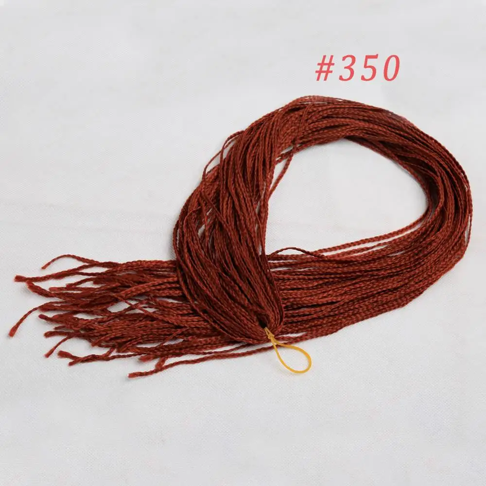 #350 Zizi косички, вязанные крючком волосы, коробка, косички, синтетические волосы для наращивания, Россия, популярные, 28 дюймов, косички, волосы, блонд, сенегалс, твист, 28 прядей - Color: #350