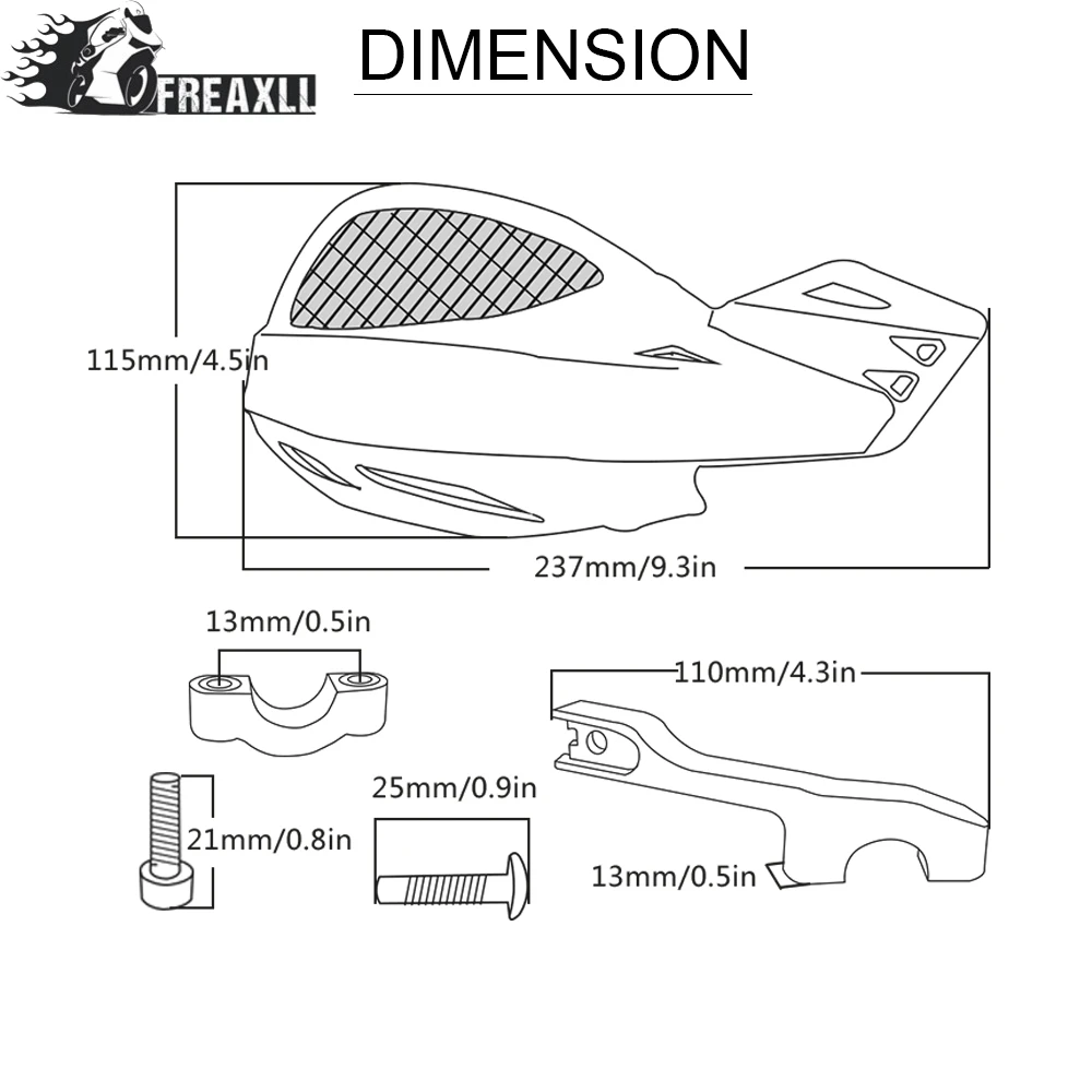

Universal 22mm 7/8 Motorcycle Handlebar Hand Grips For Beta 250 300 390 430 RR 2T 4T 2013-2017 2013 2014 2015 2016 2017 2018