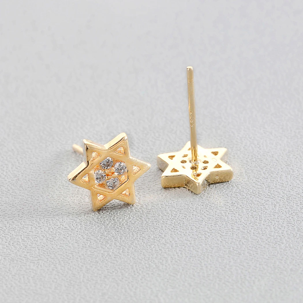 Маленькие Геометрические серьги-гвоздики Todorova Magen Star of David с гексаграммой для женщин, Исраэль, этническая вера, ювелирные изделия, подарки для девочек