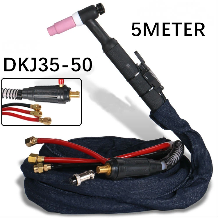 WP18 SR18 5 м 16 ножной кабель Tig фонарь в комплекте W350 TIG пистолет с водяным охлаждением аргоновый Tig сварочный фонарь es DKJ35-50 быстрый разъем