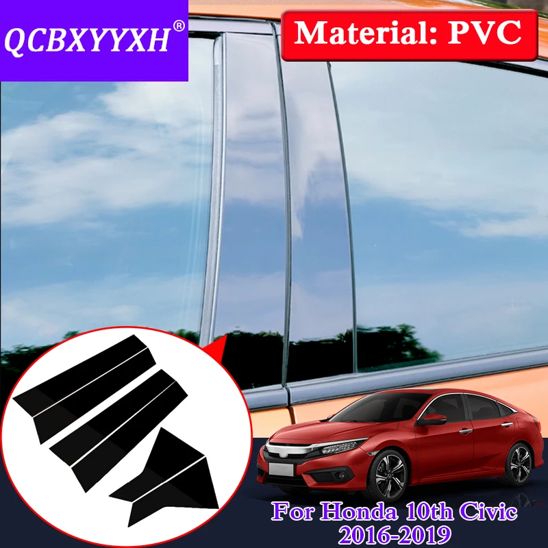 Стайлинг автомобиля QCBXYYXH оконная отделка для Honda 9/10th CIVIC 2012-2019 фотография