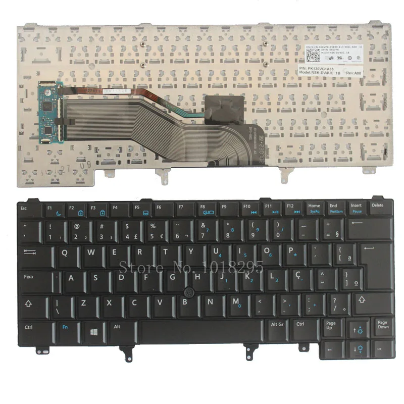 Новая клавиатура для ноутбука DELL E6420 E6320 E6430 E5420 E5430 E6430s BR без подсветки|keyboard for dell|dell