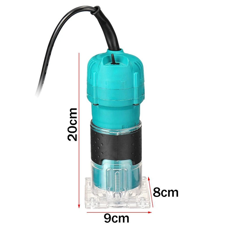 Us Plug 110V 1200W 1/4 Inch Carving Machine Trimmer Power Tools 35000R/Min Electric Hand Wood Laminator Router Edge Jo | Инструменты