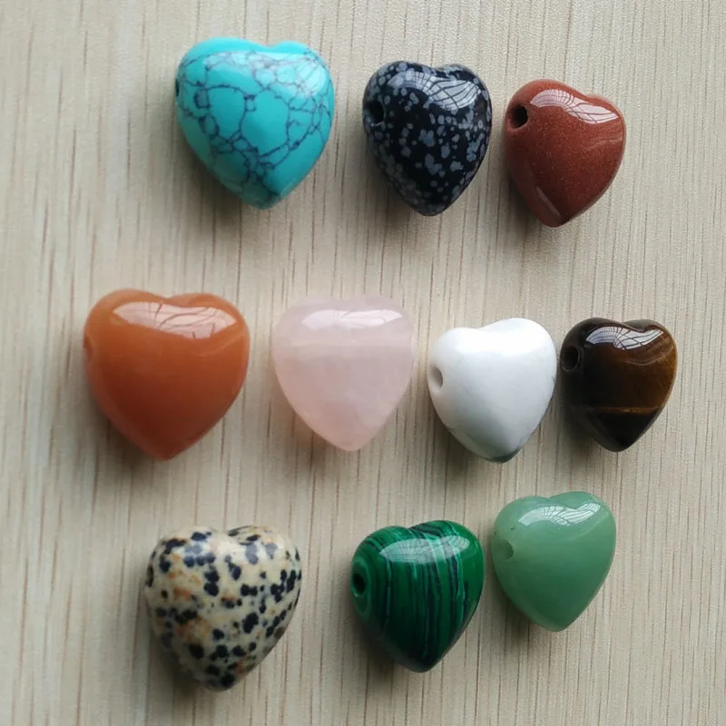 2018 новые модные высококачественные Смешанные Подвески из природного камня 25 мм 10