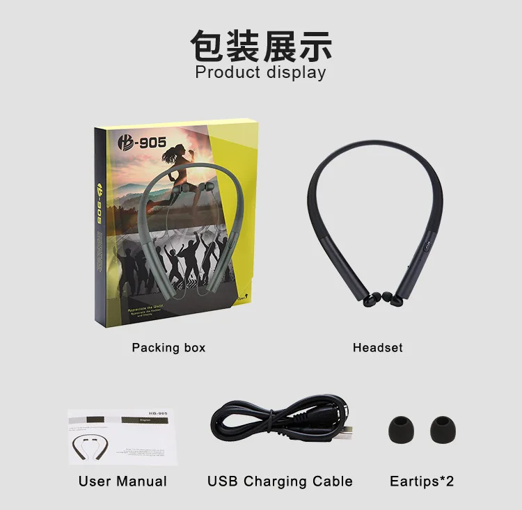 Модные Профессиональные беспроводные Bluetooth CSR 4 0 наушники спортивные гарнитура