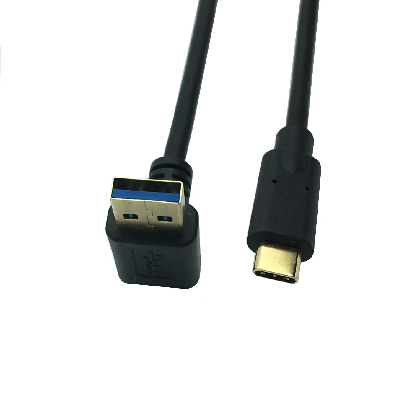 Позолоченные USB3.0 версия AM верхний изгиб/Тип C прямо голова ноутбук телефону