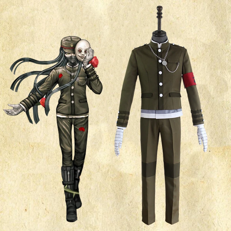 НОВЫЙ Danganronpa V3 korekiyo shinguji Косплэй костюм японская игра форма одежда Топ Брюки