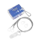 Зажим для слухового аппарата BTE 10 шт., протектор для задней части уха, бинауральный проводной, 9 мм, Силиконовые петли