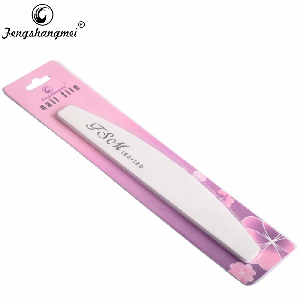 Fengshangmei Банановая форма белый буфер для ногтей маникюра|nail buffer|emery nailbuffer for nails |