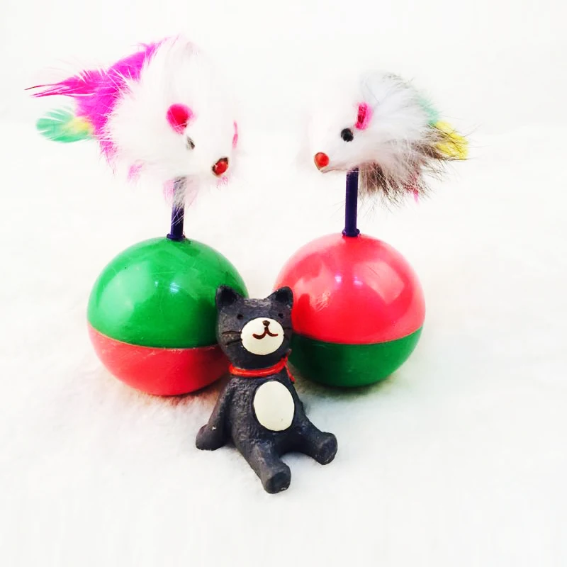 Модная 1 шт. забавная игрушка-неваляшка для кошек котят аксессуары домашних