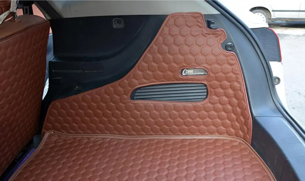 

Коврик для багажника из волоконной кожи для luxgen 7 2013 2014 2015 2016 2017 2018, автомобильные аксессуары