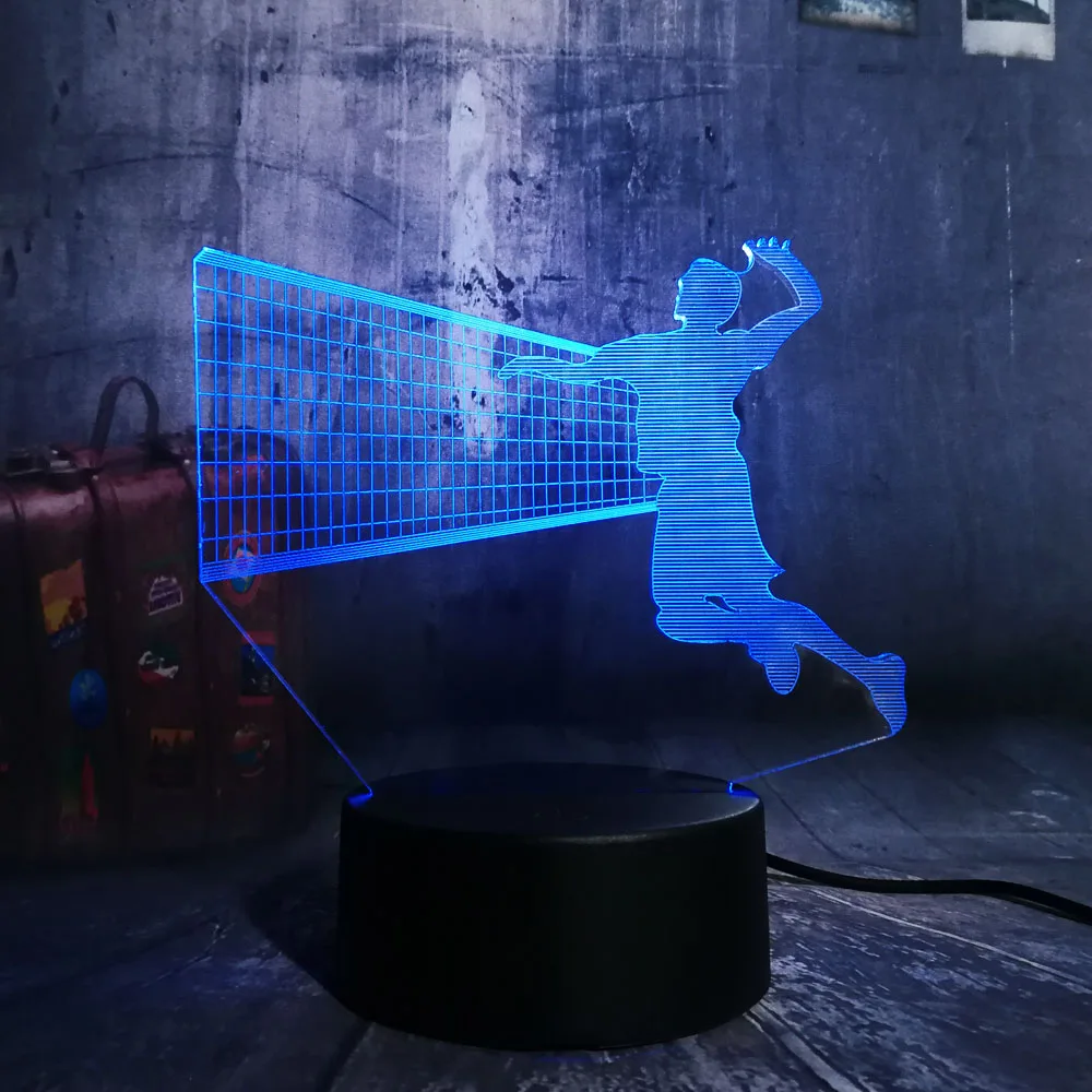 Новый спортивный игровой волейбол Новинка 3D светодиодный USB дистанционный