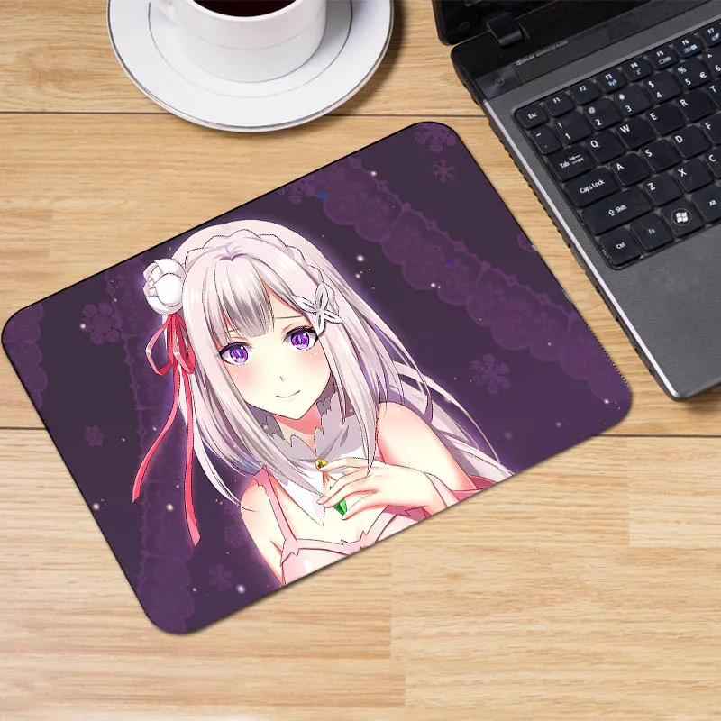 Mairuige милый коврик для мыши с аниме девушками Rem Emilia RE:ZERO Начальная жизнь в другом