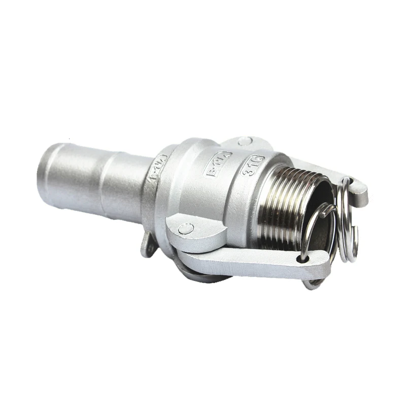 3/" 19 мм шланга х 3/4" BSP наружная резьба 304 нержавеющая сталь B+ E Тип CamLock фитинг насоса адаптер паз кулачка муфты