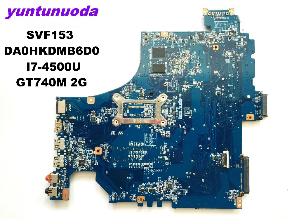 Оригинальная материнская плата SVF153 для DA0HKDMB6D0 2G протестирована хорошо