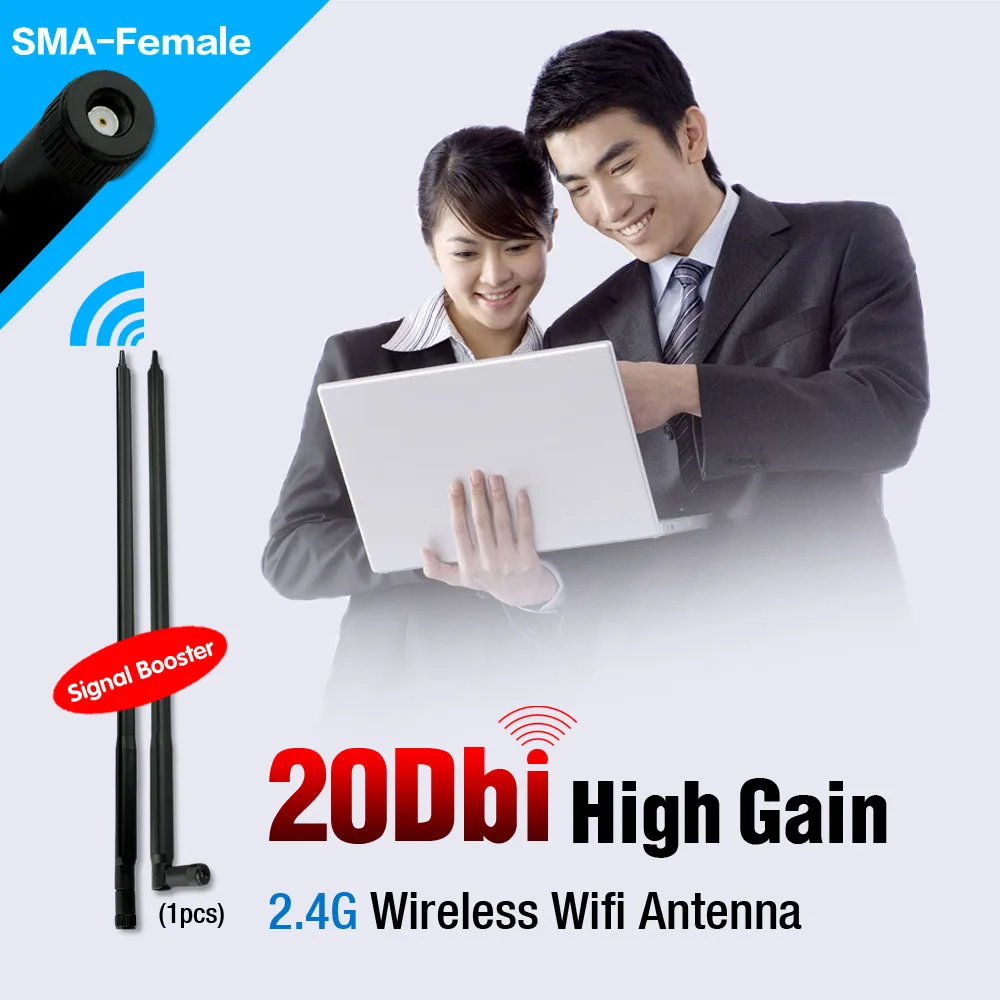 Недорогой усилитель беспроводной WLAN 20 дБи 2 4 ГГц 2020 антенна для Wi Fi