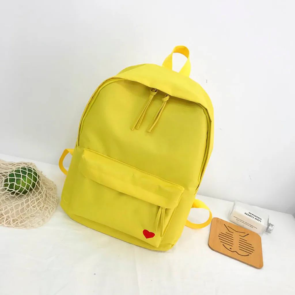 Водонепроницаемый женский рюкзак в японском стиле, однотонные рюкзаки Mochila Feminina Mujer, дорожная сумка для девочек-подростков, школьный ранец 7,2