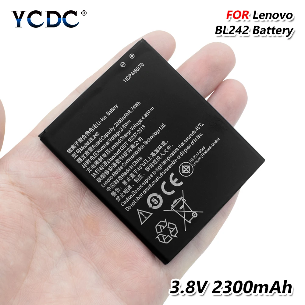 3 8 V 2300mAh батарея BL 242 BL242 для Lenovo K3 K30 W T E A3860 A3580 умный мобильный телефон замена