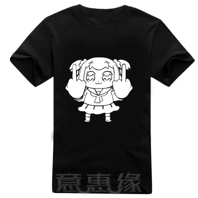 Новинка, футболка с надписью "pop Team Epic", аниме, поп пипи, модная мужская одежда, футболка с коротким рукавом, топы - Цвет: 04