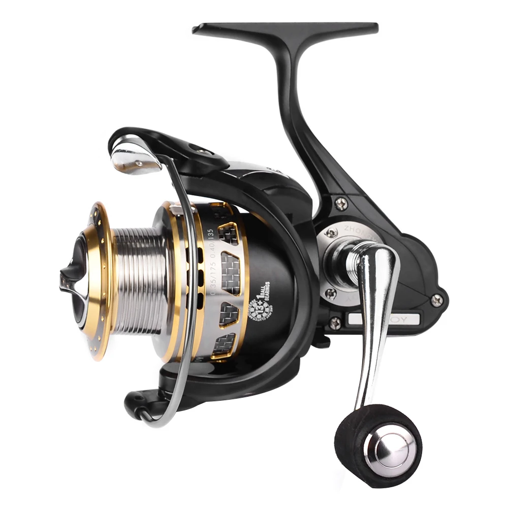 PRO BEROS LM1000 4000 Series 5 5: 1/5. 2:1 полностью Металлическая Рыболовная катушка 13 + 1BB Легкая