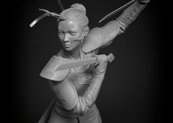 1/10 бюст Статуэтка из смолы несобранный Неокрашенный бюстгальтер 288 | Игрушки и