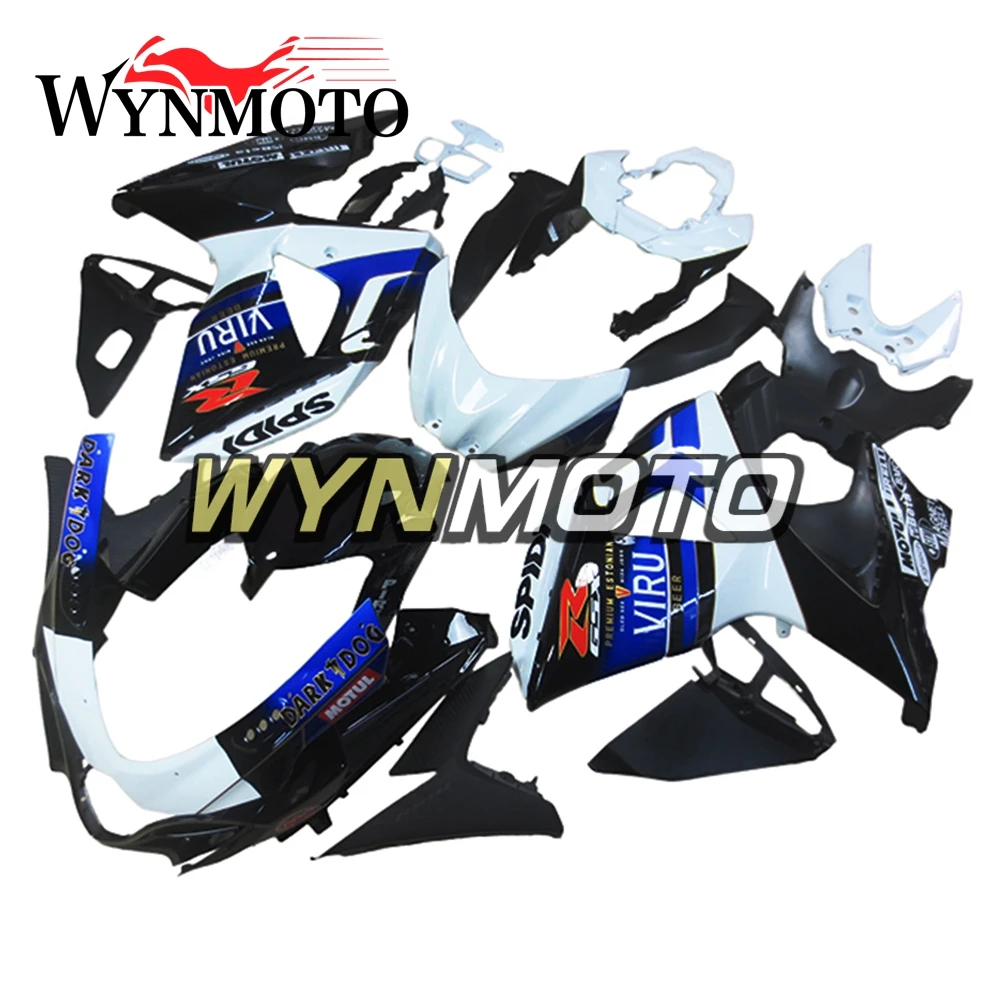 

Полностью из АБС Пластиковые обтекатели для Suzuki GSXR1000 K9 2009-2016 09-16, матовый черный, белый комплект обтекателей для мотоцикла, Новинка
