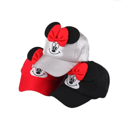 Gorritos De ухо Микки Мауса детские бейсбольные шапки для малышей Детские бейсболки