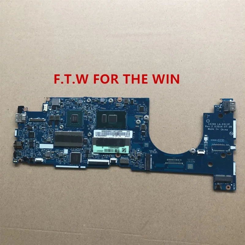 Online MB 5B20N66831 Para Lenovo IdeaPad XIAOXIN AIR 13 PRO Laptop Motherboard I7-7500U CIZ00 LA-E011P RAM 8GB 100%