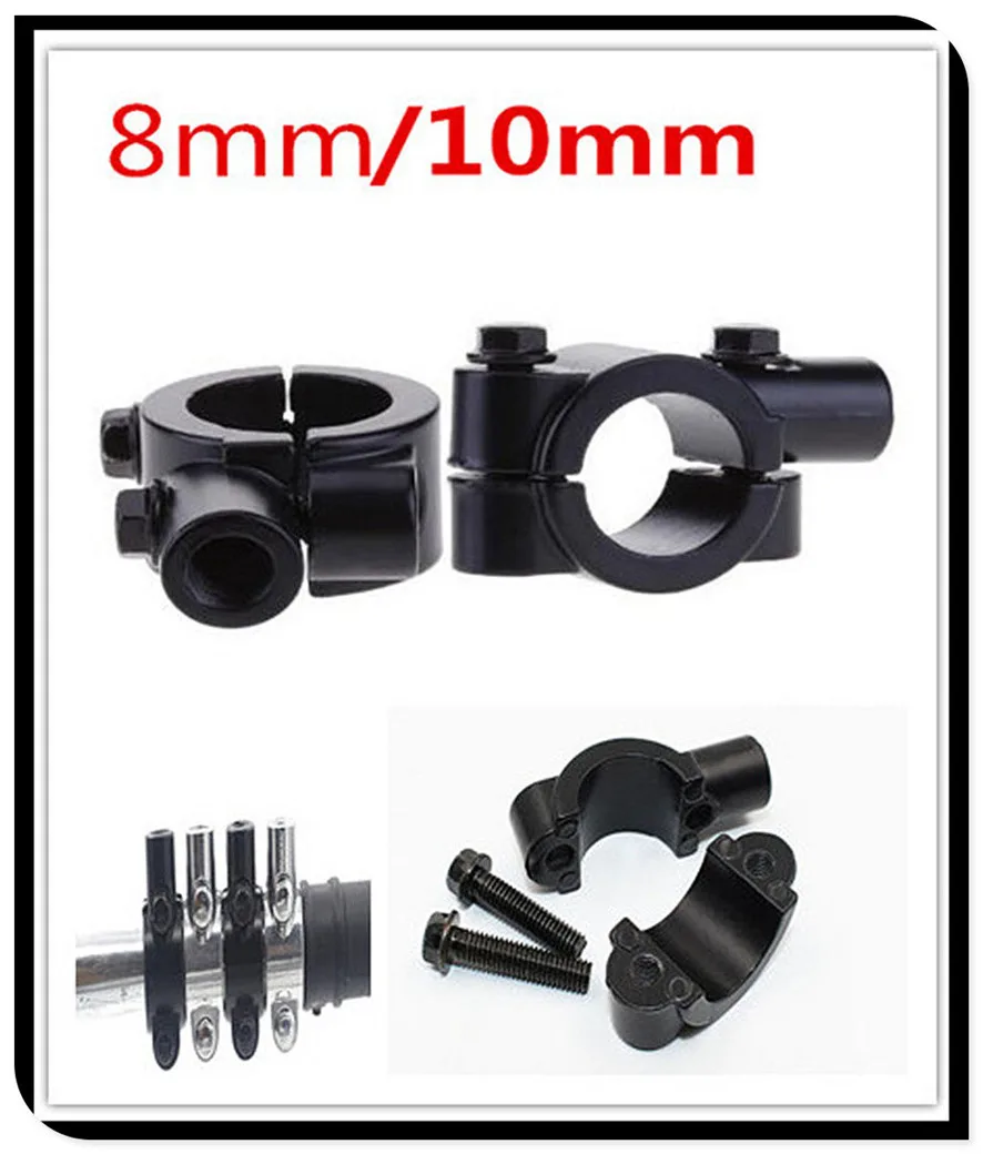 Мотоцикл Велосипед сторона зеркала заднего вида Зеркало адаптер держатель для