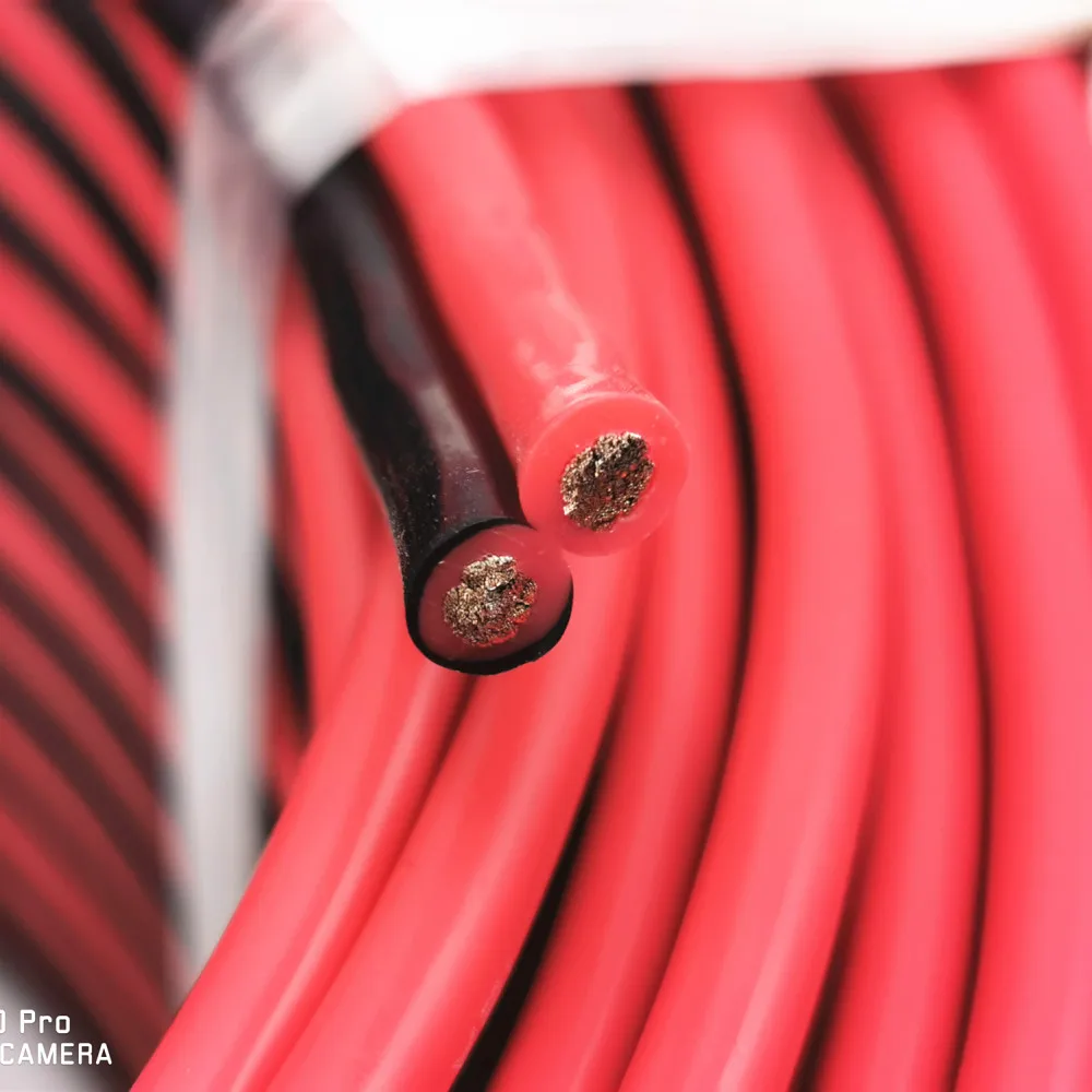 1 метр черный + Красный силиконовый провод 12AWG 14AWG 16AWG 22AWG 24AWG термостойкий мягкий
