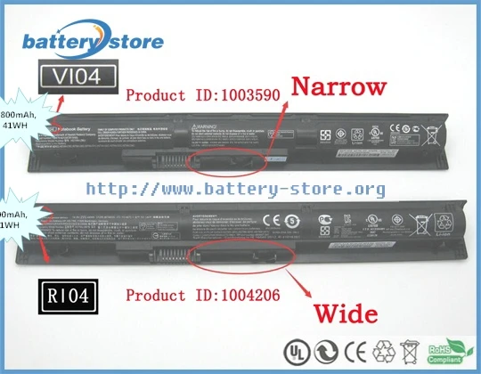 Новые оригинальные аккумуляторы для ноутбуков 756745 001 TPN Q140 14 U000 U003TX 15 x000 P003AX. 8 V or15V 4